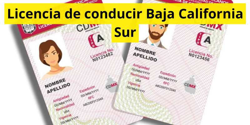 Licencia de conducir Baja California Sur