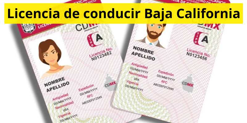 Licencia de conducir Baja California