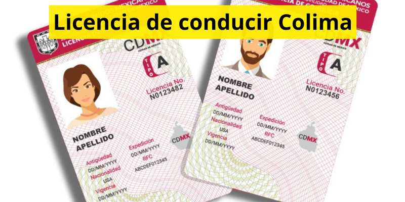 Licencia de conducir Colima