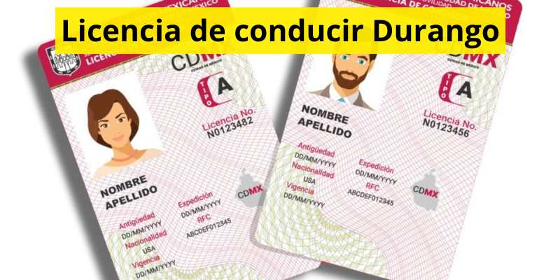 Licencia de conducir Durango