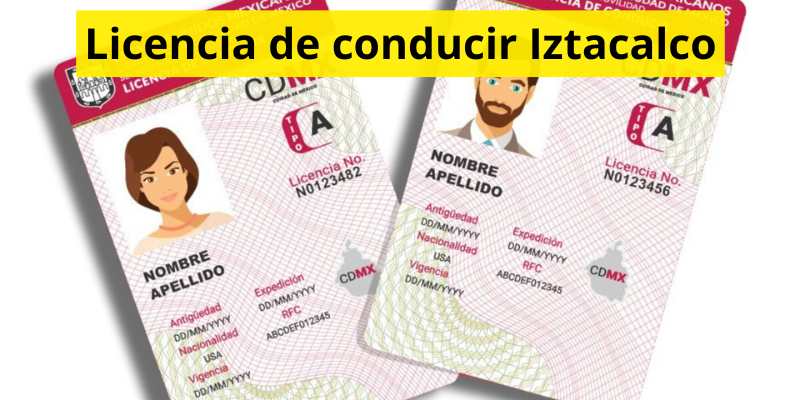Licencia de conducir Iztacalco