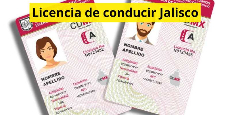 Licencia de conducir Jalisco