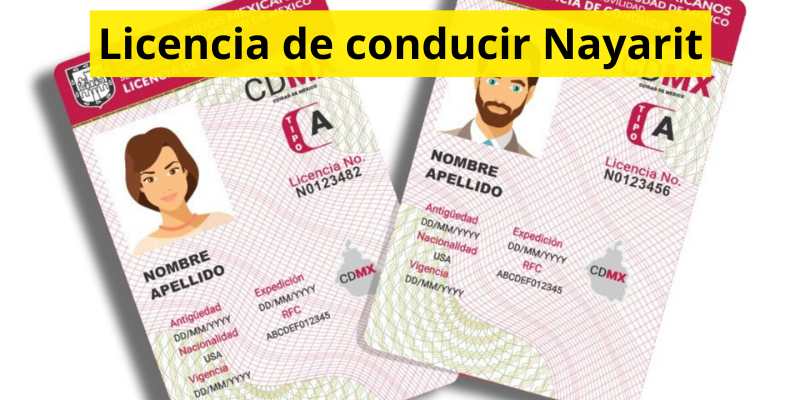 Licencia de conducir Nayarit
