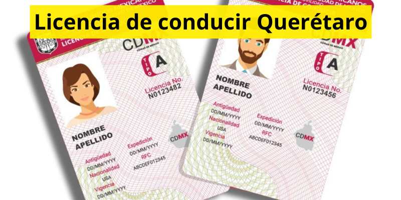 Licencia de conducir Querétaro