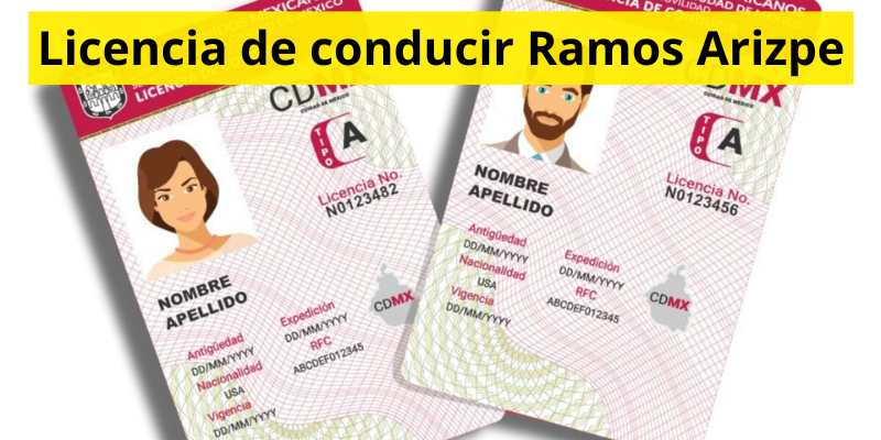 Licencia de conducir Ramos Arizpe