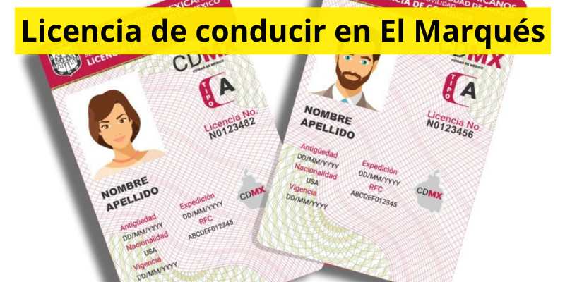 Licencia de conducir en El Marqués