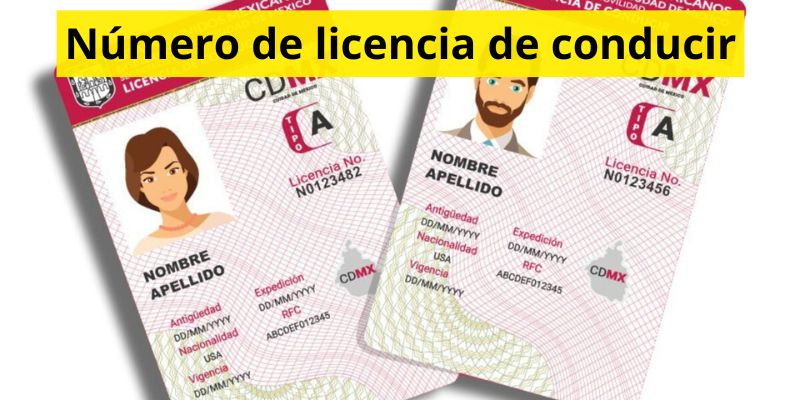 Número de licencia de conducir