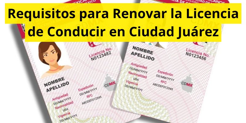 Requisitos para Renovar la Licencia de Conducir en Ciudad Juárez